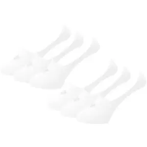 Image of New Balance No Show Liner 6 Pack Socks - White