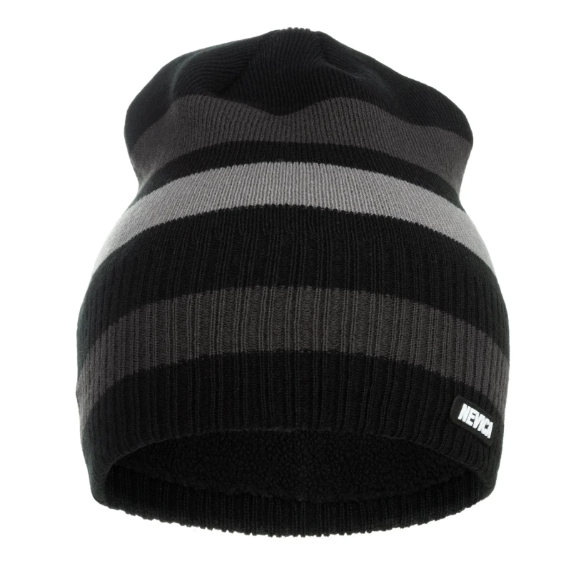 Image of Nevica Raise Striped Beanie Mens - Black Mens