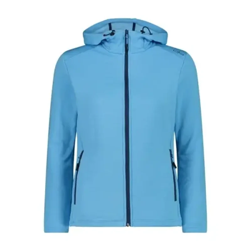 Image of Womens hooded fleece CMP Bleu Female L
