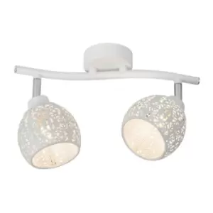Image of Lucide TAHAR - Twin Ceiling Spotlight - 2xG9 - White