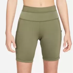 Image of Nike DriFit Trail Shorts Womens - Green