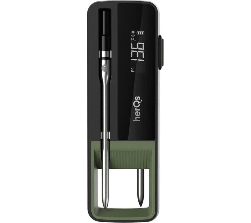 Image of HERQS Double Max Wireless Meat Thermometer - Black, Green,Black 9509678599652