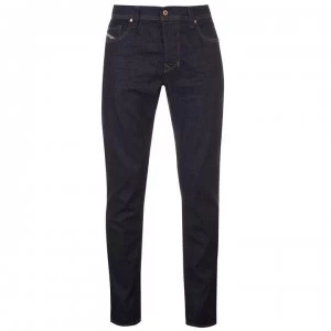 Image of Diesel Larkee Beex Tapered Jeans - Blue 084HN