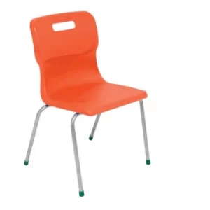 Image of TC Office Titan 4 Leg Chair Size 5, Orange