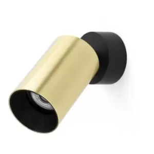 Image of Faro Stan Satin Gold Projector Single Spotlight