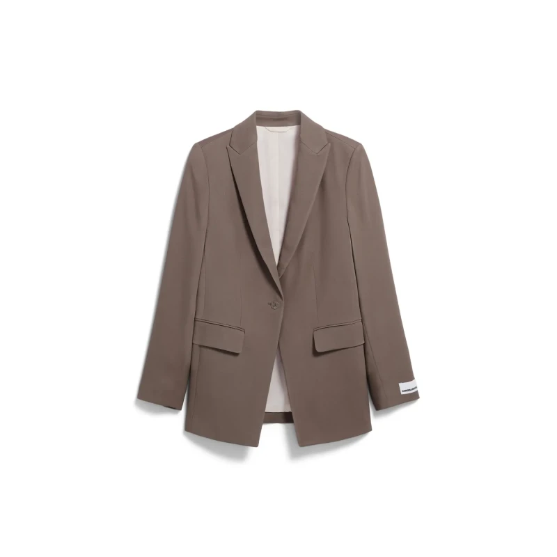 Image of ARMEDANGELS Womens blazer Armedangels Mikulaa Marron Female XS