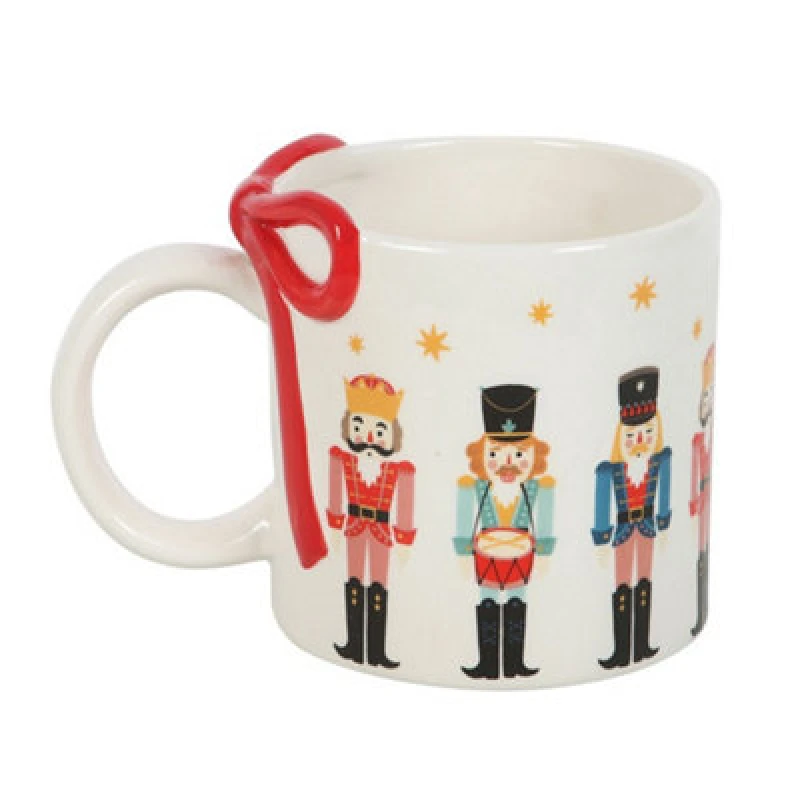 Image of Something Different Something Different Nutcracker Ceramic Mug in White White One Size Unisex 5063750988931