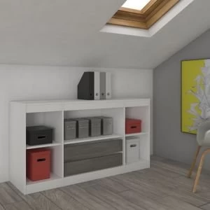 Image of Form Perkin White Small Multi Purpose Storage Kit H850mm W1600mm