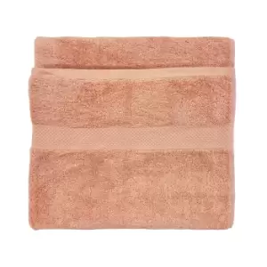 Image of Loft Combed Cotton Hand Towel Pink