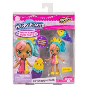 Image of Shopkins - Happy Places Sseason 4 Coralee Doll - Puppy Patio Pool Party Playset