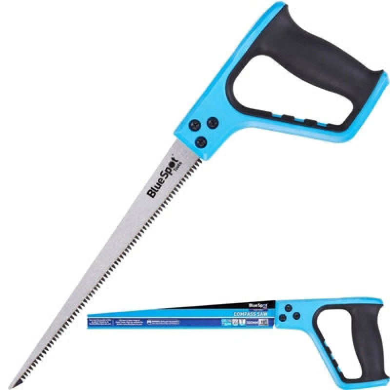 Image of BlueSpot Tools Bluespot 300mm Compass Hand Keyhole Curved Sawing Saw Diy Timber Wood 7Tpi 12"