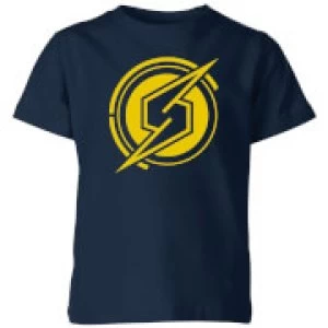Image of Nintendo Metroid Samus Coin Kid's T-Shirt - Navy - 9-10 Years