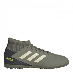 Image of adidas Predator 19.3 Childrens Astro Turf Trainers - LegGreen/Sand