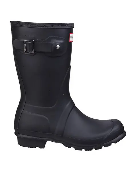 Image of Hunter Hunter Womens Original Short Wellington Black Female 8 AJ96318
