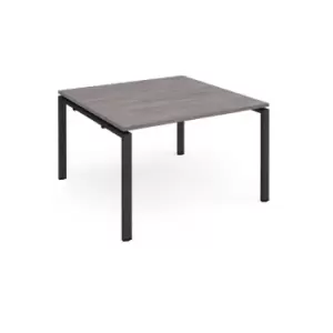 Image of Dams MTO Adapter Square Boardroom Table 1200mm x 1200mm - Black Frame, Beech Top
