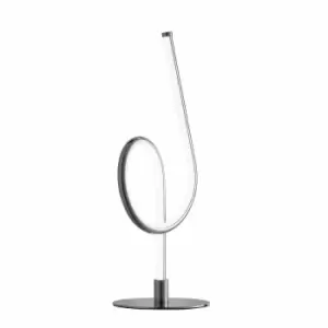 Image of Nielsen Fusine Modern Integrated LED 35Cm Table Lamp Chrome