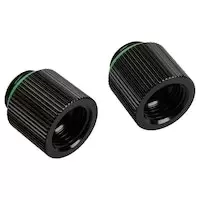 Image of Bitspower Touchaqua 15mm Extender Fitting - Black (2 PCS )