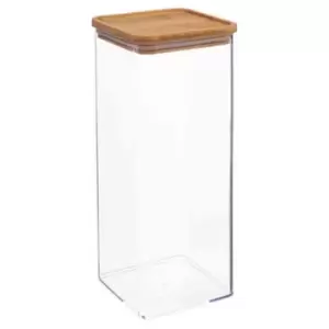 Image of 5Five Rectanglar 2.0Lt Food Storage Box With Air Tight Sealed Bamboo Lid