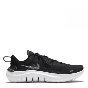 Image of Nike Flex Run 2021 Mens Running Shoe - Black/White