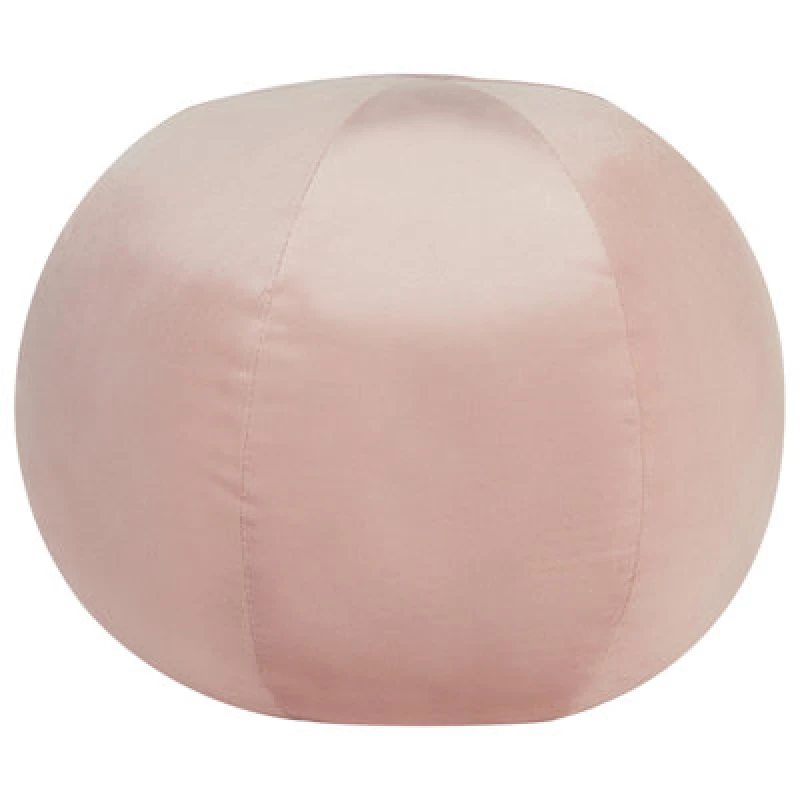 Image of Beliani Throw Cushion Salvia Velvet 30 X 30 Cm Pink Solid