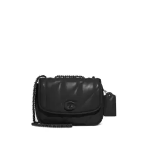 Image of Coach Madison Quilted Pillow Bag - Black