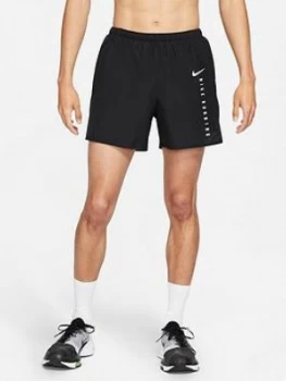 Image of Nike Running Run Division Challenger 5" Shorts - Black