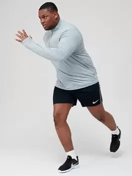 Image of Nike Run Dri-Fit Element Top 1/2 Zip Top (Plus Size) - Grey