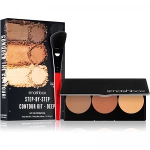 Image of Smashbox Step By Step Contour Kit Contouring palette with Brush Shade Medium/Dark 11,47 g