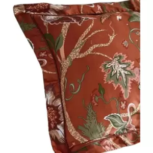 Image of Furn Paoletti Botanist Pillowcase Set (75cm x 50cm) (Rusty Brown) - Rusty Brown