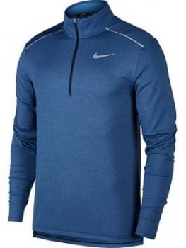 Image of Nike Element 1/2 Zip 3.0 Top - Navy, Size L, Men