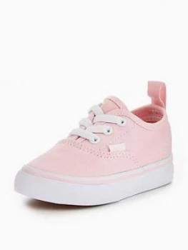 Image of Vans Td Authentic Elastic Lace Infant Trainer Pink Size 9
