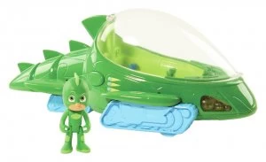 Image of PJ Masks Deluxe Gekko Vehicle with 7.5cm Figure