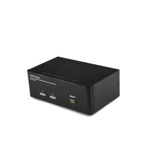 Image of Startech USB DisplayPort Dual Monitor KVM Switch 8STSV231DPDDUA