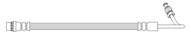 Image of K&K FT0111 Brake Hose Brake Hose (83)