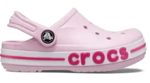 Image of Crocs Bayaband Clogs Kids Ballerina Pink / Candy Pink J2