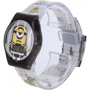 Image of Childrens Character Despicable Me 3 Printed Strap LCD Watch