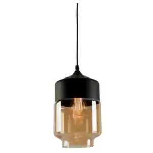 Image of Larissa Agros Dome Ceiling Pendant 1 Light Glass