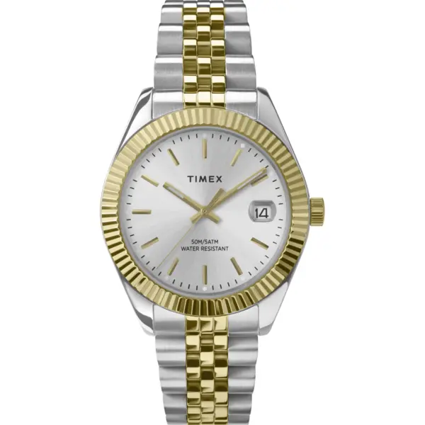 Image of Timex Watches Ladies Legacy Silver-Tone Watch TW2W49700