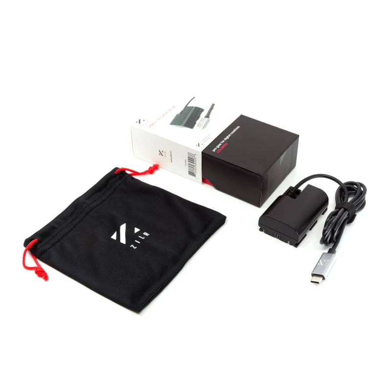 Image of Zilr USB-C to Canon LP-E6 Battery Power Adapter