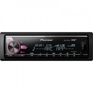 Image of Pioneer MVH-X580DAB Car stereo DAB+ tuner, Steering wheel RC button connector, Bluetooth handsfree set