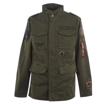 Image of Alpha Industries Huntington Patch Field Jacket - Olive