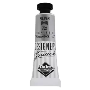 Image of Daler-Rowney 136005702 Designers' Gouache Paint 15ml Silver (Imit)