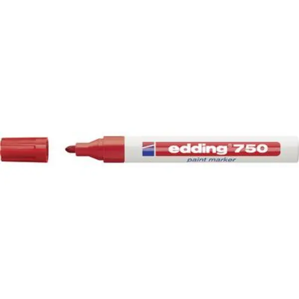Image of Edding 750 Paint marker 4-750002 Paint marker Red 2 mm, 4mm 4-750002