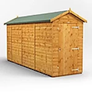 Image of Power Garden Shed 144PAW Golden Brown 14x4