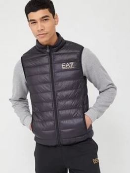 Image of Emporio Armani EA7 Core ID Logo Padded Gilet Black Size L Men