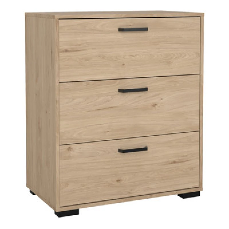 Image of Furniture To Go Sofia Chest 3 Drawers Jackson Hickory