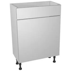 Image of Wickes Vienna Grey Gloss Fitted Base Unit - 600 mm