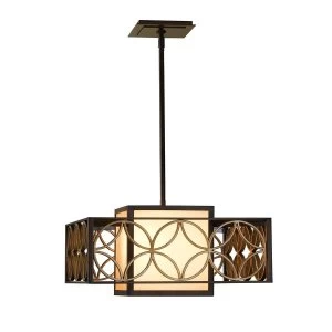 Image of 1 Light Ceiling Pendant Bar Gold, Bronze, E27