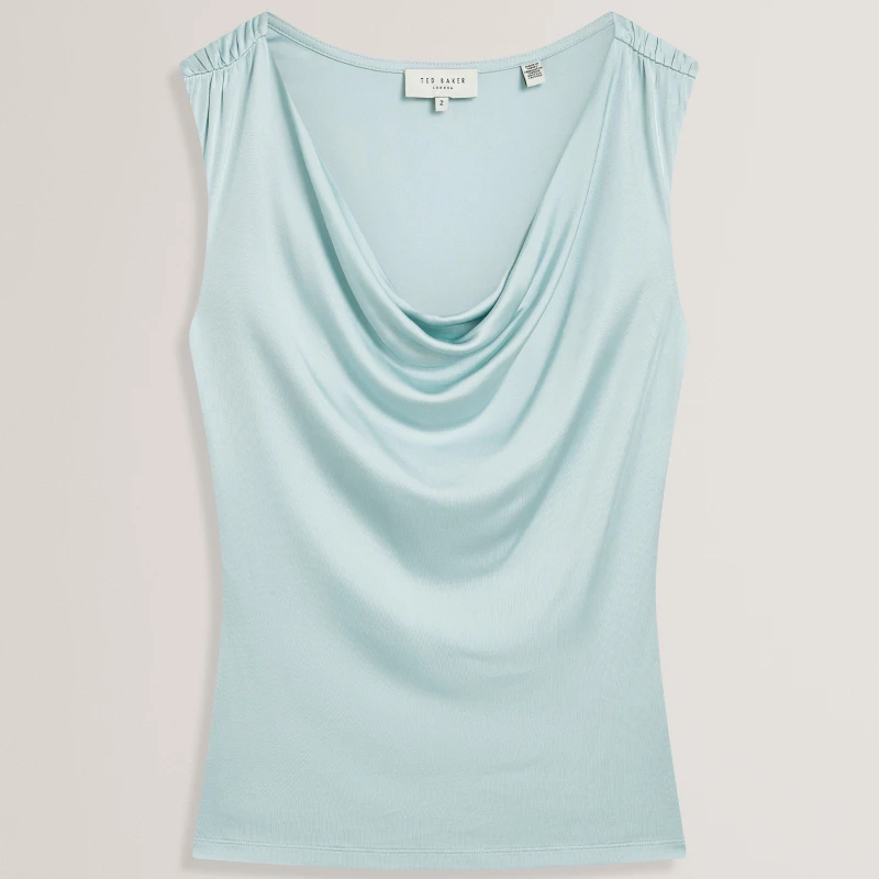 Image of Ted Baker Ted CowlNk Sless Top Ld62 Sky-Blue female 8 (XS)