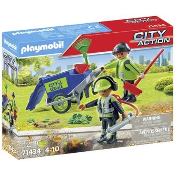 Image of Playmobil City Action City cleaning team 71434